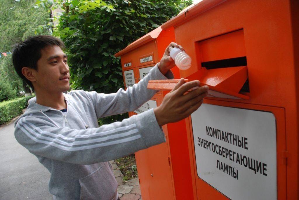 Как правильно утилизировать люминесцентные лампы: контейнеры по сборы и договор на вывоз